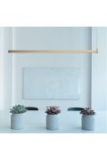 Lampa wisząca BEAM-100 LED złota 100 cm