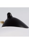 Lampa podłogowa CRANE-3F czarna 210 cm