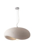 Lampa wisząca STONE FLAT biała 60 cm