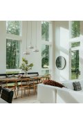 Lampa wisząca UNIVERSO marmurowo złota 18 cm