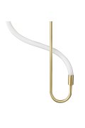 Lampa ścienna ESSA złota 90 cm