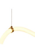 Lampa wisząca SNAKE LED wąż ledowy złota 500 cm
