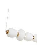 Lampa wisząca BRILLA-6 LED biało-złota 125 cm