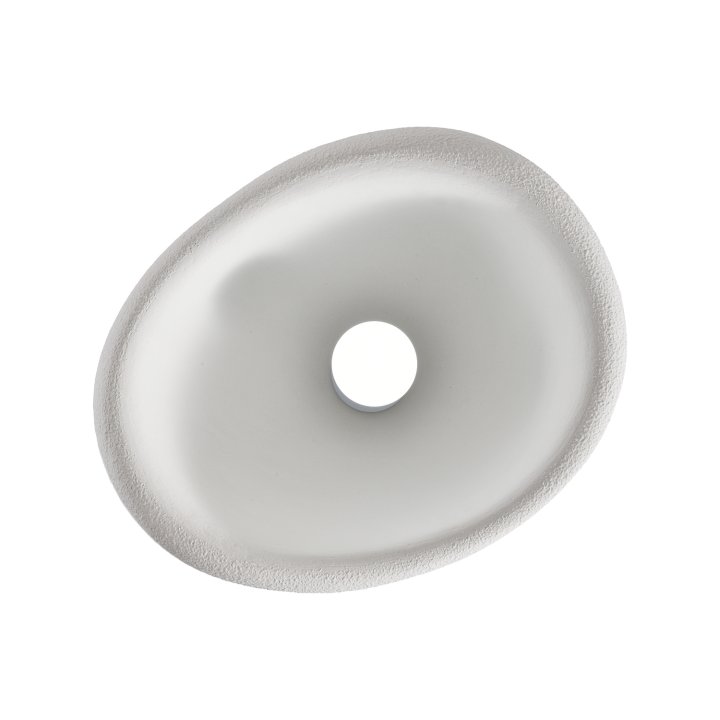 Plafon sufitowy STONE biały 50 cm