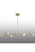 Lampa wisząca CONE LED złota 130 cm