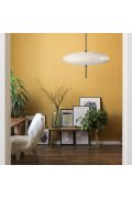 Lampa wisząca PIATTO biało-czarna 50 cm