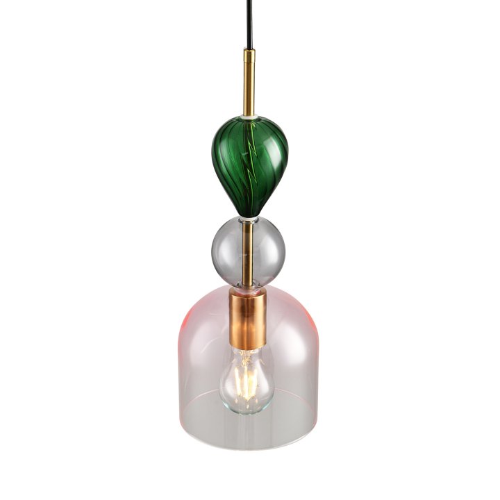 Lampa wisząca PASTELLO PINK kolorowa 15 cm