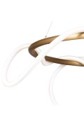 Lampa wisząca FANTASIA ROUND LED złota 60 cm