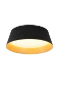 Plafon sufitowy FRILL LED czarny 45 cm