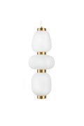 Lampa wisząca BRILLA-3 LED złota 23 cm