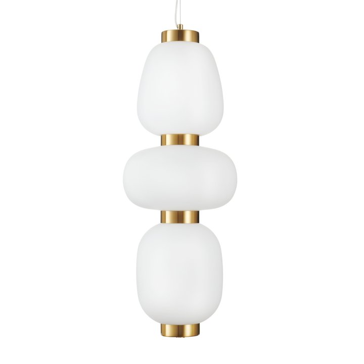 Lampa wisząca BRILLA-3 LED złota 23 cm