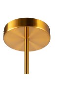 Lampa wisząca VENUS-2 mosiądz 44 cm , białe klosze