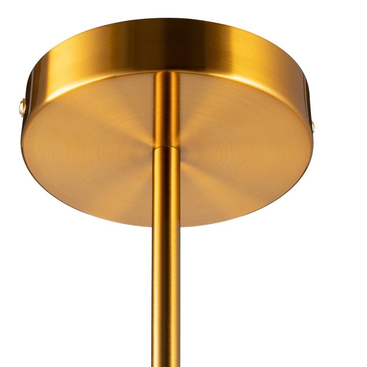 Lampa wisząca VENUS-2 mosiądz 44 cm , białe klosze