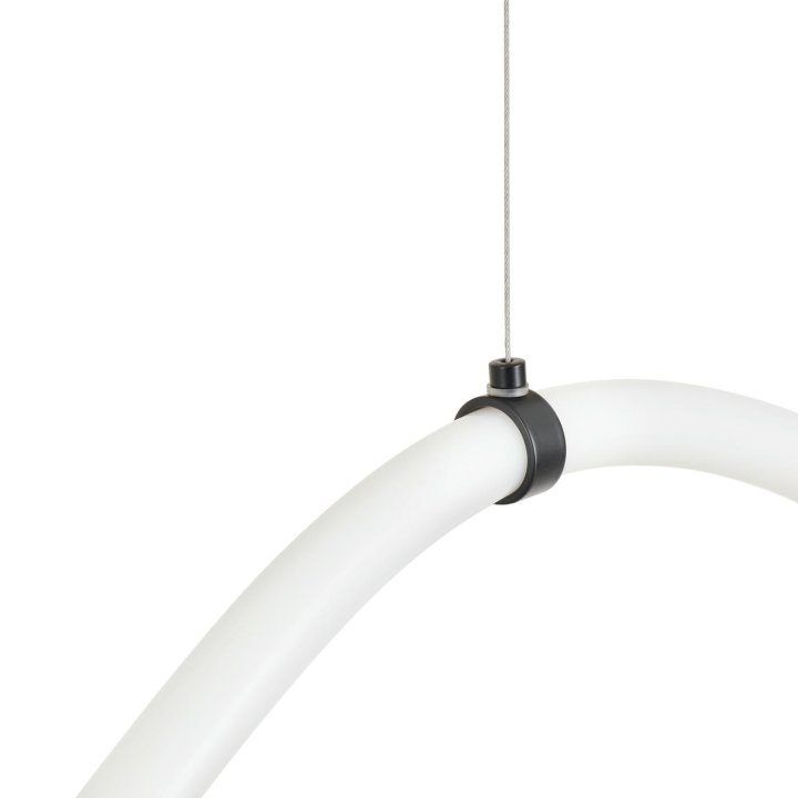Lampa wisząca SNAKE LED wąż ledowy czarna 300 cm
