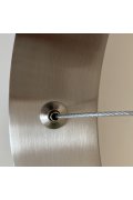 Lampa wisząca CIRCLE 40 LED nikiel szczotkowany 40 cm