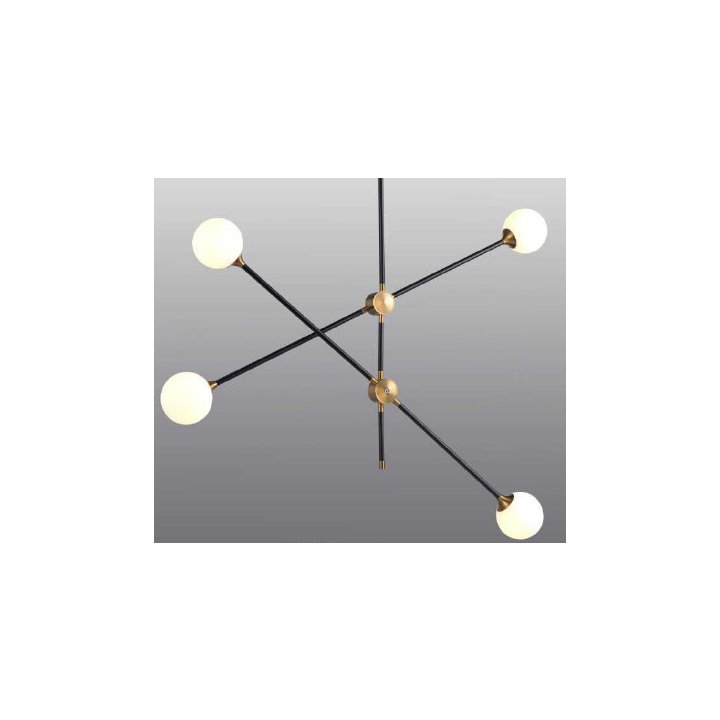 Lampa wisząca SPILLO czarno złota 92 cm