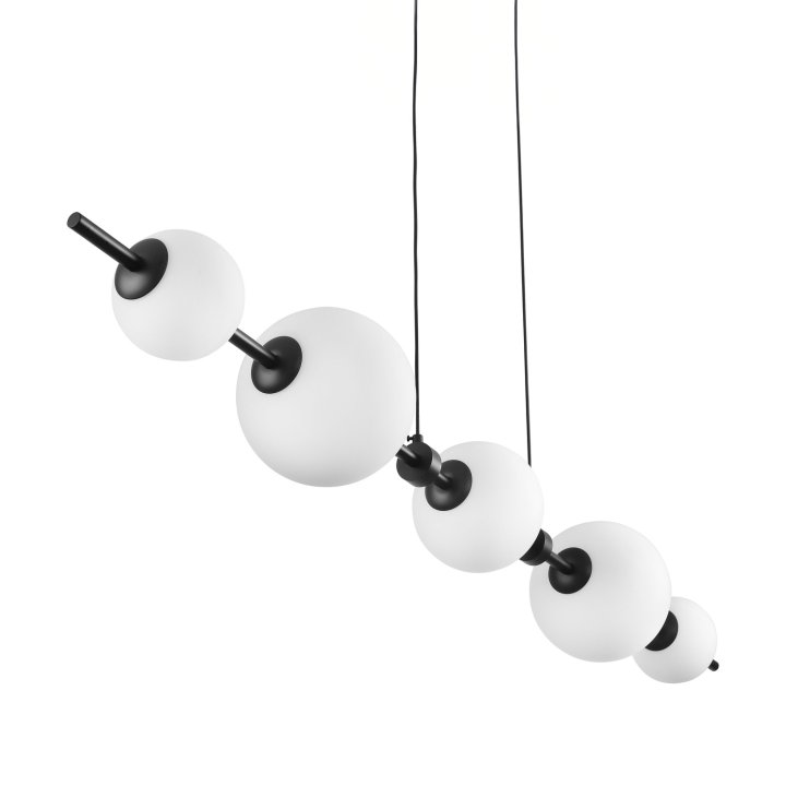 Lampa wisząca MILA czarna 140 cm