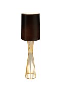 Lampa podłogowa FILO-1 czarno - złota 145 cm