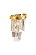 Lampa ścienna SPLENDORE złota 20 cm