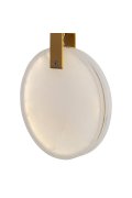 Lampa wisząca MARBLE LED marmurowo złota 30 cm