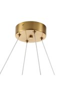 Lampa wisząca CHIC biało złota 105 cm - nowoczesna lampa do salonu