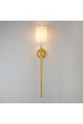 Lampa ścienna DAMA złota 92 cm