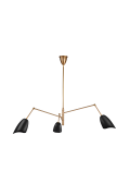Lampa wisząca RAGNO czarna 150 cm