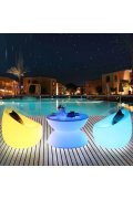 Fotel ogrodowy COMFY LED RGBW 16 kolorów 68 cm