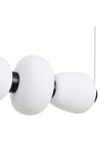 Lampa wisząca BRILLA-6 LED biało-czarna 125 cm
