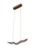 Lampa wisząca GUFO 1 LED różowe złoto 36 cm