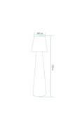 Lampa ogrodowa stojąca GARDENA L LED RGBW 16 kolorów 150 cm
