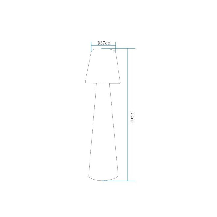 Lampa ogrodowa stojąca GARDENA L LED RGBW 16 kolorów 150 cm