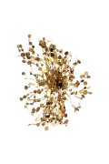 Lampa ścienna MONETTI złota 40 cm