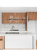 Lampa wisząca ORION LONG-120 czarna 120 cm