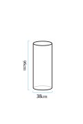 Lampa ogrodowa kolumna TUBE LED RGBW 16 kolorów 96 cm