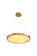 Lampa wisząca ALCHEMY LED złoty alabaster 60 cm