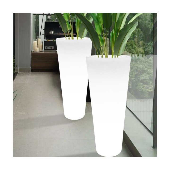 Lampa ogrodowa donica FLOWER POT L LED RGBW 16 kolorów 90 cm