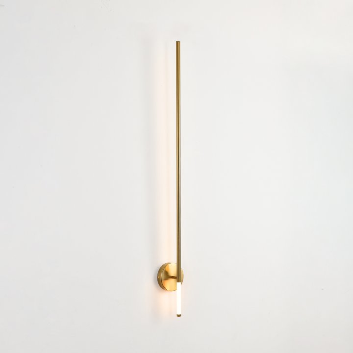 Lampa ścienna FRESCO LED złota 65 cm