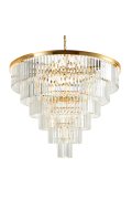 Lampa wisząca SPLENDORE złota 100 cm