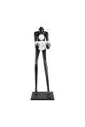 Lampa podłogowa WOMAN-2 BLACK czarna 190 cm