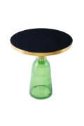 Stolik kawowy DOLCE zielono czarny 50 cm