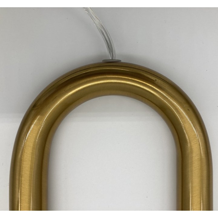 Lampa wisząca U-SHAPE mosiądz 60 cm