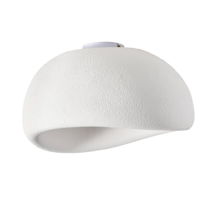 Plafon sufitowy STONE biały 40 cm