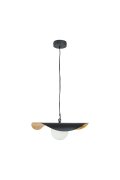 Lampa wisząca ENZO czarno złota 40 cm