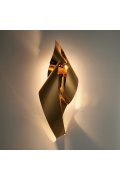 Lampa ścienna AXEL LED złoty połysk 77 cm