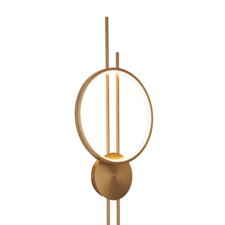Lampa ścienna ECLIPTICA LED złota 100 cm