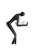 Lampa podłogowa WOMAN-2 BLACK czarna 190 cm