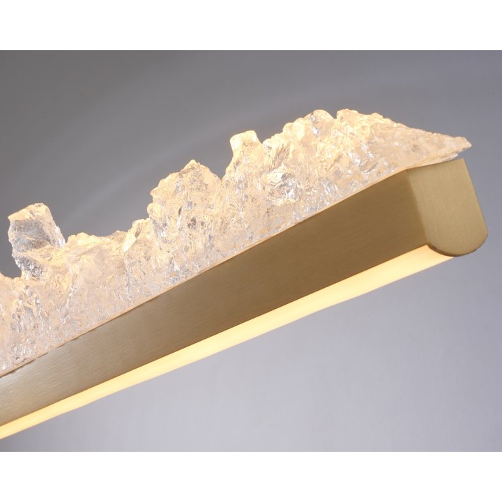 Lampa wisząca MONTANA LONG LED złota 125 cm