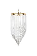 Lampa wisząca WAVE złota 60 cm