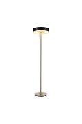 Lampa podłogowa ARTDECO czarno - złota 162 cm